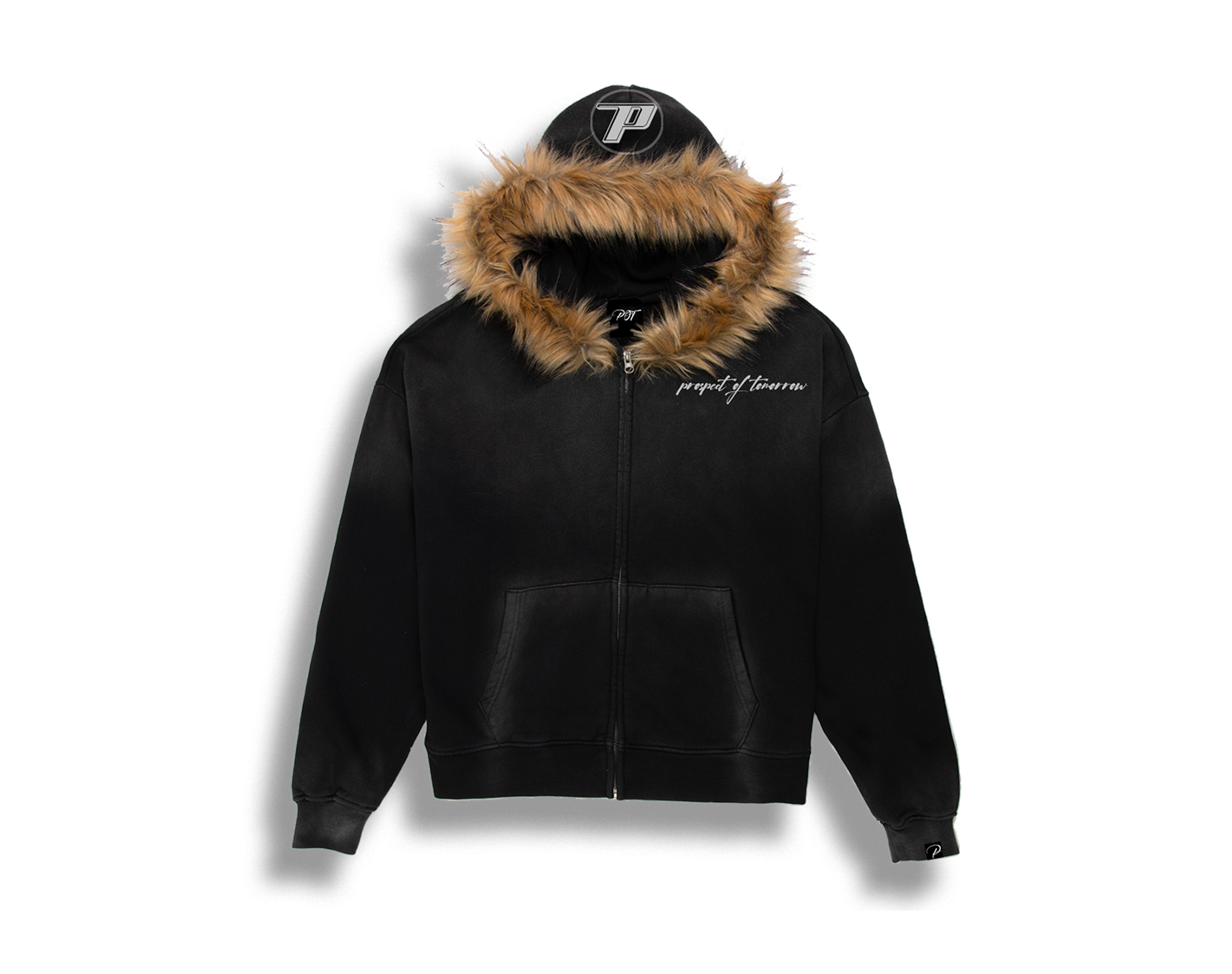Fur Zip Hoodie