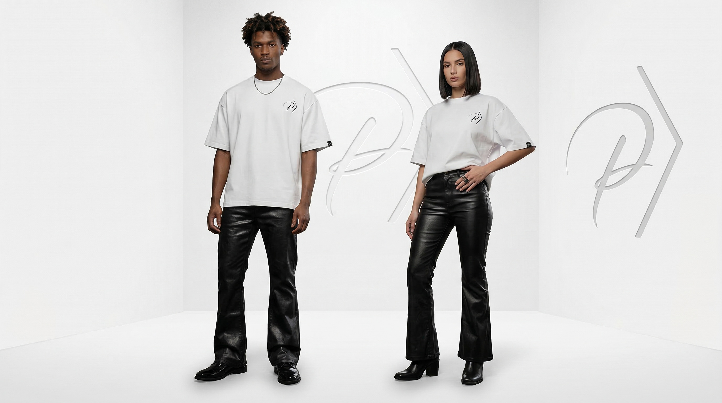 P White Tee - Models